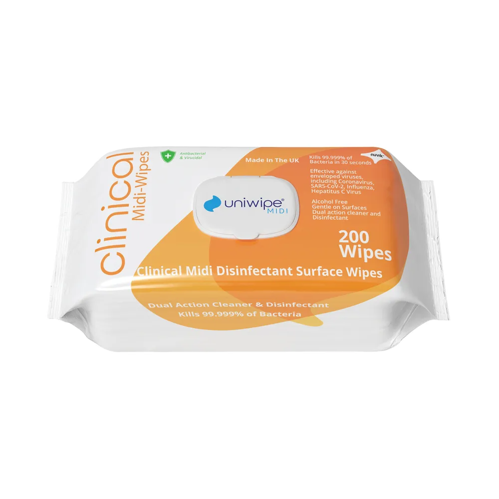 CLINICAL SANITISING WIPE - 200 per Pack - "SPECIAL PRICE"
