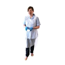 WHITE BIODEGRADEABLE APRON