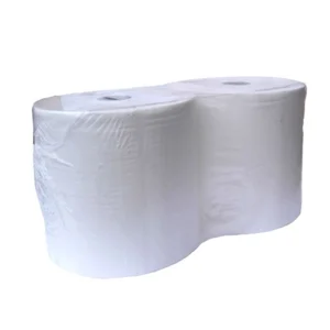 2 PLY WHITE TOWEL 25cm X 370m